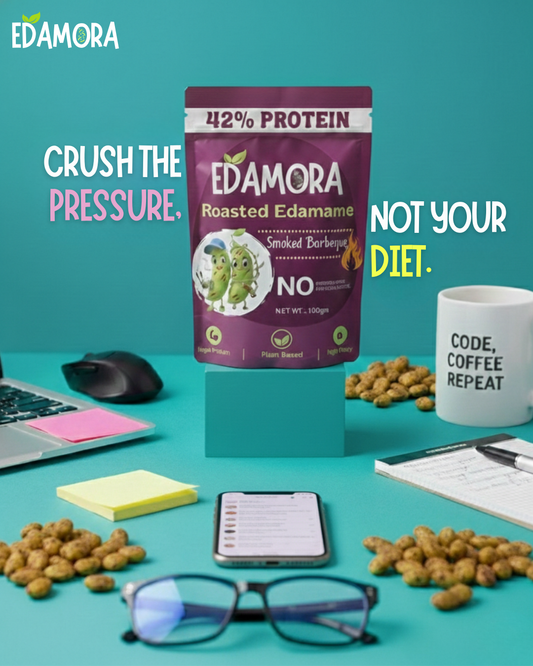 Edamora Roasted Edamame – Smoked Barbeque