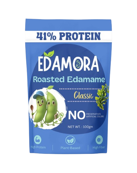 Edamora Roasted Edamame - Classic Seaweed